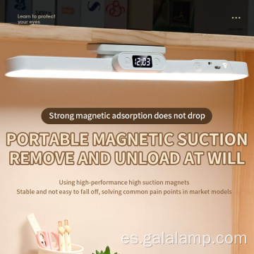 Lámpara de escritorio moderna con control remoto de carga magnética